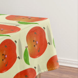 Nappe Illustration de dessin animé sur la pomme de danse