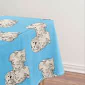 Nappe Illustration de dessin de chien de Havan (In Situ)