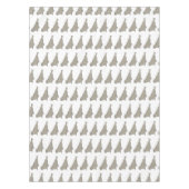 Nappe Illustration de dessin de phoque éléphant (Devant)