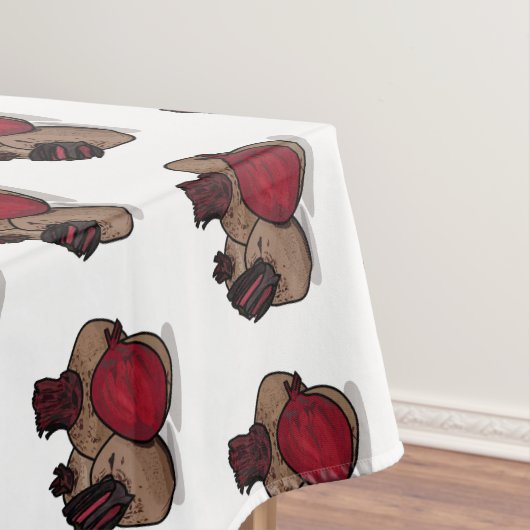 Nappe Illustration de dessin sur la betterave (In Situ)