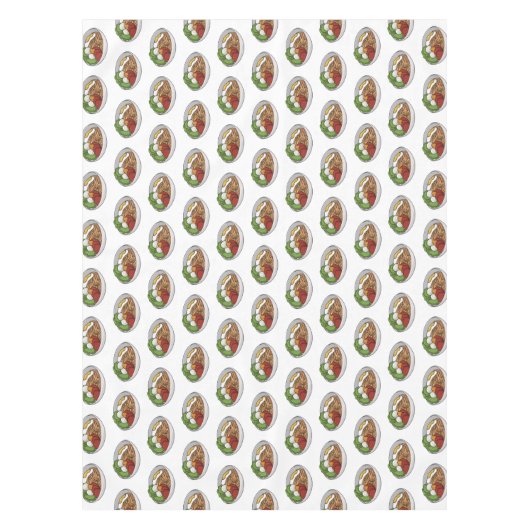 Nappe Illustration de dessin sur les nouilles (Devant)