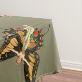 Nappe Illustration de femme volant papillon Flapper (In Situ)