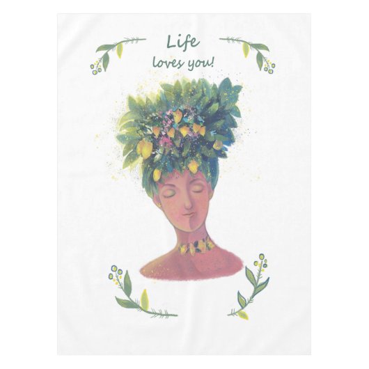 Nappe Illustration de fruits de Saint Valentin (Devant)
