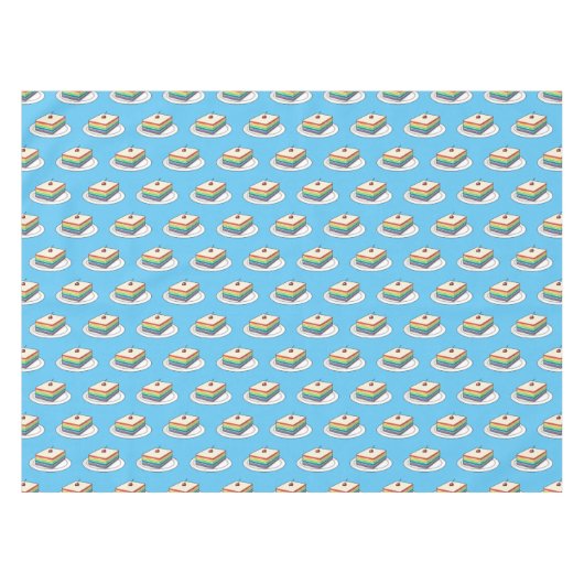 Nappe Illustration de gâteau arc-en-ciel (Devant (Horizontal))