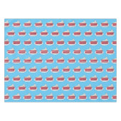 Nappe Illustration de gâteau en velours rouge (Devant (Horizontal))