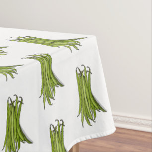 Nappe Illustration de haricots verts