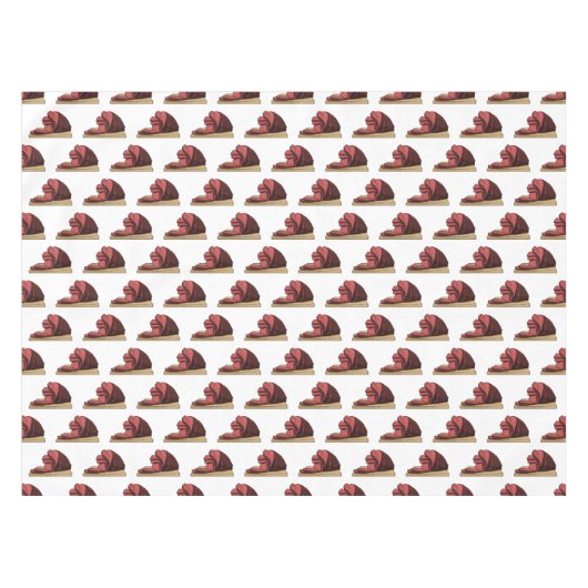 Nappe Illustration de jambon (Devant (Horizontal))