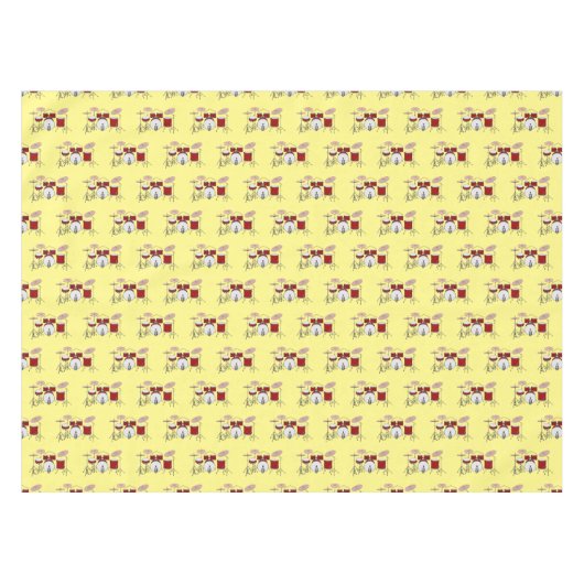 Nappe Illustration de kit de batterie (Devant (Horizontal))