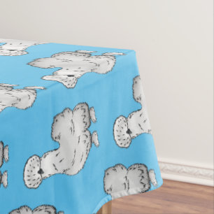 Nappe Illustration de la caricature du poulet Silkie