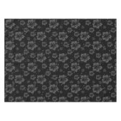 Nappe Illustration de la fleur noire sur l'Arrière - pla (Devant (Horizontal))
