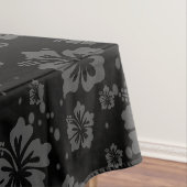 Nappe Illustration de la fleur noire sur l'Arrière - pla (In Situ)