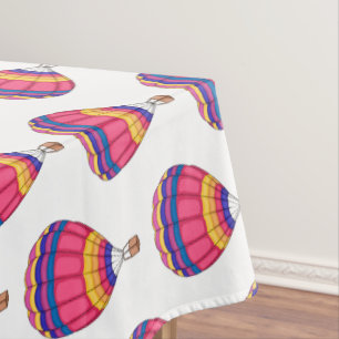 Nappe Illustration de la montgolfière