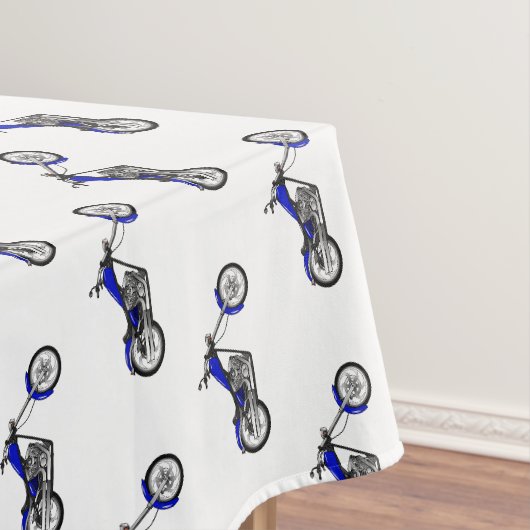 Nappe Illustration de la moto à hélico (In Situ)