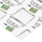 Nappe Illustration de lave-linge mignonne (Angle)