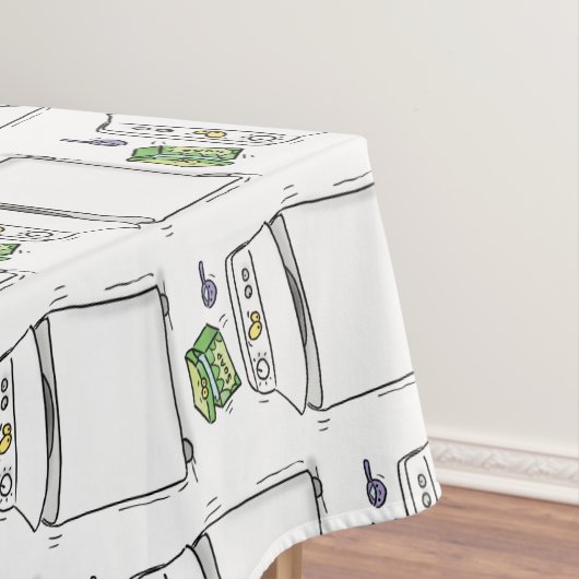 Nappe Illustration de lave-linge mignonne (In Situ)