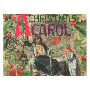 Nappe Illustration de l'esprit de Noël présent Scrooge