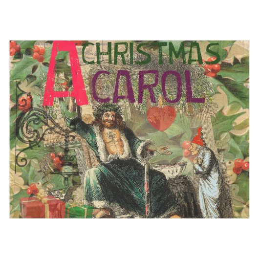 Nappe Illustration de l'esprit de Noël présent Scrooge (Devant (Horizontal))