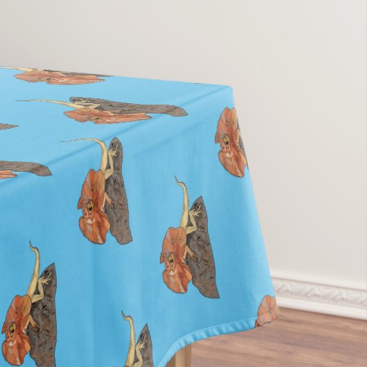 Nappe Illustration de lézard à col frisé (In Situ)