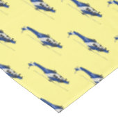 Nappe Illustration de l'hélicoptère de police (Angle)