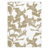 Nappe Illustration de ligne tropicale exotique. (Devant)