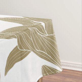 Nappe Illustration de ligne tropicale exotique.