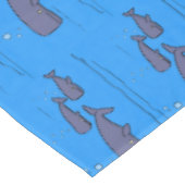 Nappe Illustration de mignonne migratrice de baleines à (Angle)
