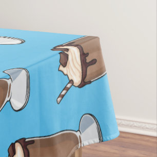 Nappe Illustration de milk-shake au chocolat