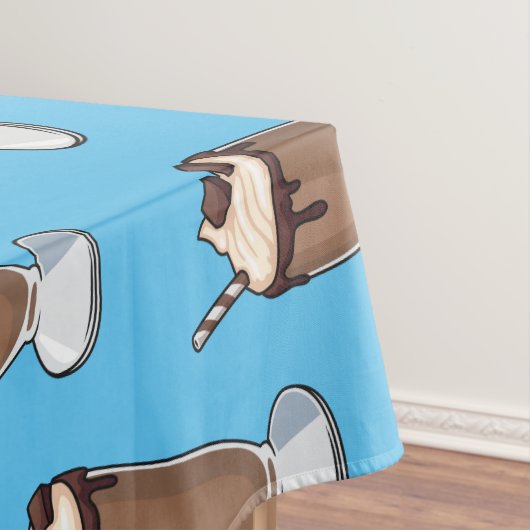 Nappe Illustration de milk-shake au chocolat (In Situ)