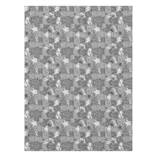 Nappe illustration de motif de griffonnages (Devant)