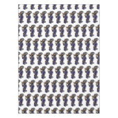Nappe Illustration de moto pourpre Sidecar (Devant)