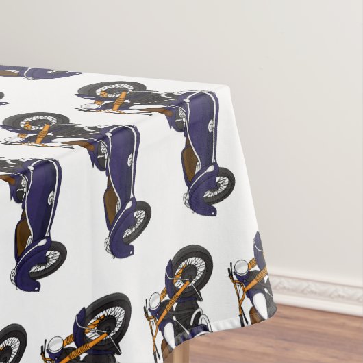 Nappe Illustration de moto pourpre Sidecar (In Situ)