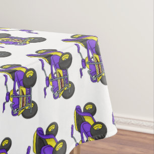 Nappe Illustration de moto Purple Quad