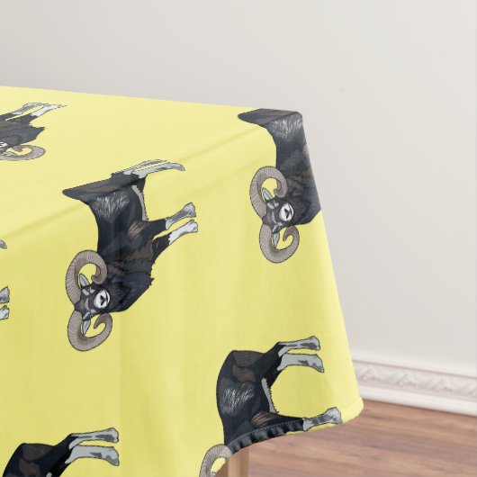Nappe Illustration de mouflon, mouton (In Situ)
