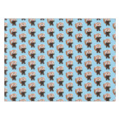Nappe Illustration de panda rouge mignon (Devant (Horizontal))