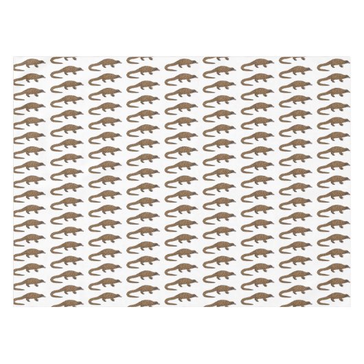 Nappe Illustration de pangolin à queue longue (Devant (Horizontal))