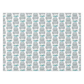 Nappe Illustration de saut en hippo mignon (Devant (Horizontal))