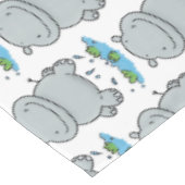 Nappe Illustration de saut en hippo mignon (Angle)