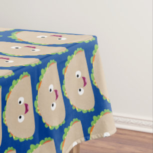 Nappe Illustration de taco de dessin animé souriant heur