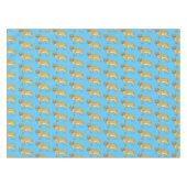 Nappe Illustration de tigre à dents de sabre (Devant (Horizontal))