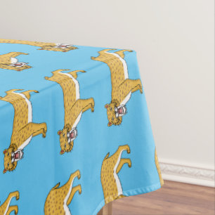 Nappe Illustration de tigre à dents de sabre