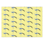 Nappe Illustration d'oiseau de grue bleue (Devant (Horizontal))