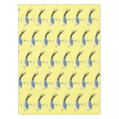 Nappe Illustration d'oiseau de grue bleue (Devant)