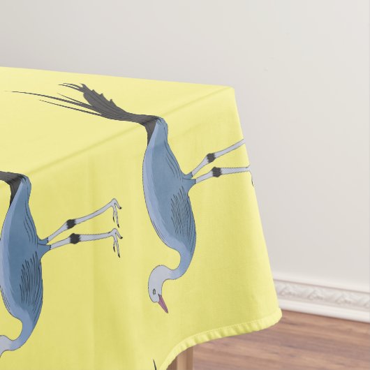 Nappe Illustration d'oiseau de grue bleue (In Situ)