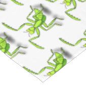 Nappe Illustration drôle de mante verte en prière (Angle)