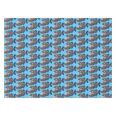 Nappe Illustration drôle de piranha affamée (Devant (Horizontal))