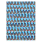 Nappe Illustration drôle de piranha affamée (Devant)