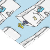Nappe Illustration drôle de réfrigérateur (Angle)
