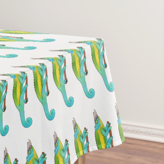 Nappe Illustration du caméléon de Jackson (In Situ)