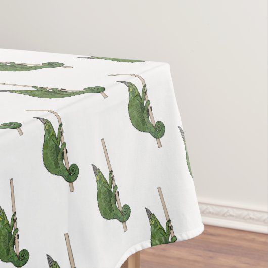 Nappe Illustration du caméléon de Jackson (In Situ)