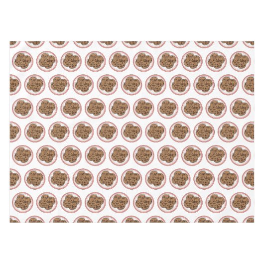 Nappe Illustration du cookie de puce à chocolat (Devant (Horizontal))